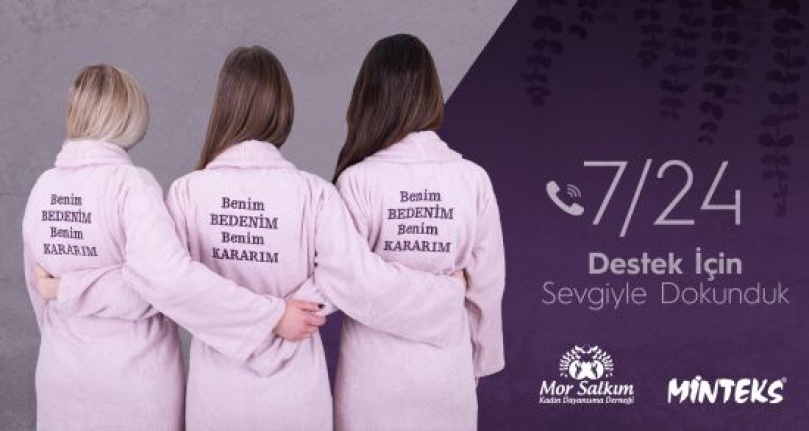 Minteks 7/24 destek için dokudu