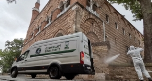 Osmangazi'de camiler temizlendi