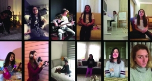 Müzikle #EvdeKal dediler