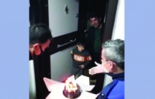 Arda'ya doğum günü sürprizi