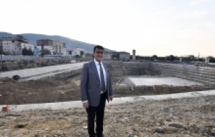 Bursa’nın en büyük meydanı temel için hazır