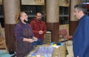 Başkan Yılmaz'dan YIL-MEK workshop etkinliğine ziyaret