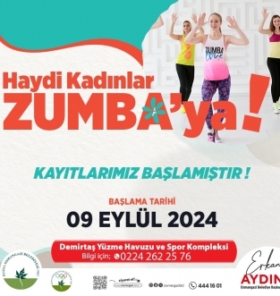 Kadınlar için zumba dersleri başlıyor